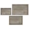Ekena Millwork Rectangle, Closed Back, Vintage Farmhouse Shadow Box Shelves, Barnwood Decor Collection, PK3 DECR18SBRTCBGY - alternate 1